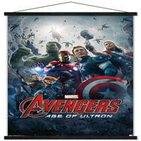 Marvel Cinematic Universe-Avengers - Ultron kora-egy lapos Falplakát fa mágneses kerettel, 22.375 34