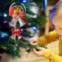 Heiheiup karácsonyi díszek karácsonyfa medál díszek Dupla harang jelenet elrendezés kirakat ünnepi hangulat termékek