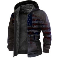 Kapucnis pulóverek férfiaknak Teljes cipzáras gyapjú meleg dzsekik 3D nyomtatás Zip Jacket3D nyomtatás zip kapucnis