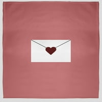 Egyszerűen Daisy a korall gesztenyebarna szerelmi levél Valentin -napi dobó takaró