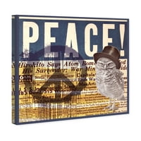 Kifutópálya sugárút hirdetési fal művészet vászon nyomatok „Béke