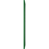 Ekena Millwork 12 W 40 H True Fit PVC Horizontális Slat Modern Style rögzített redőnyök, Viridian Green