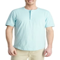 Chaps férfiak rövid ujjú parti mosás Henley póló méretű XS-2X