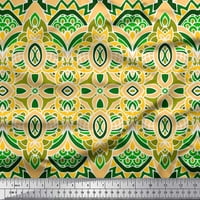 Soimoi Pamut Jersey Szövet Marokkói Damaszt Dekoratív Nyomtatási Varrás Szövet Udvar Széles