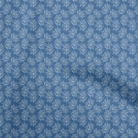 oneOone Viszkóz Jersey közepes kék Szövet Ázsiai blokk varrás szövet az udvaron nyomtatott Diy Ruházat varrás kellékek