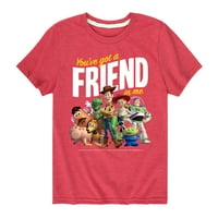 Toy Story-You ' ve Got a Friend In Me-kisgyermek és Ifjúsági Rövid ujjú grafikus póló
