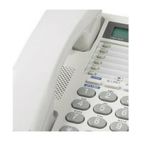 Panasonic KX-TS208W 2 soros működés 2 soros integrált telefonrendszer 16 számjegyű LCD óra