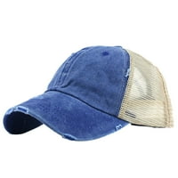 Női kalapok nyári Baseball sapka kalap divat szilárd kalapok Női kék