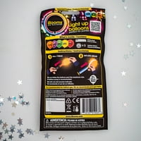 Illooms nyomtatott Boldog születésnapot LightUp léggömbök, 5pk, vegyes színek - add szórakozás és izgalom, hogy a párt