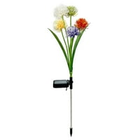 Anvazise Kert Napelemes Vízálló Napelemes Töltő Izzók Tereprendezés Energiatakarékos Kerti Dekoráció Reális Virág Alakú