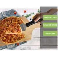Minőségi pizza kés, pizza kerék kés és pite szerver, rozsdamentes acél pizza kerék könnyen vágható pizza elválasztható,