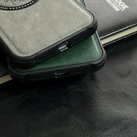 Mantto iPhone Pro ma űrhajós mintás bőrtok mágneses Cseppvédelemmel kompatibilis a MagSafe Ütésálló, masszív ujjlenyomat-ellenes