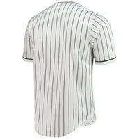 Férfi igazi rajta fehér fekete Baltimore Orioles Pinstripe Jersey