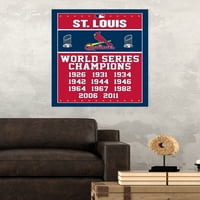 St. Louis Cardinals - Champions Wall Poster, 22.375 34