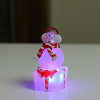 Northlight 3.75 LED megvilágított színváltó hóember fül Muffs karácsonyi asztali dekoráció
