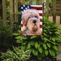 Caroline kincsei Holland Smoushond kutya amerikai zászló kerti zászló
