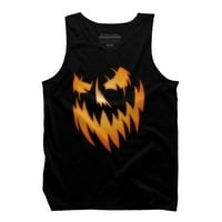 Spooky Jack O ' Lantern Halloween Póló Férfi Sötétkék Grafikus Tank Top-Design Az Emberek L