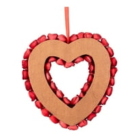 A Valentin -napi fa chip szív koszorújának megünneplésének módja 16.5 16.5