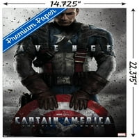 Marvel - Amerika Kapitány - Az Első Bosszúálló-Egy Lapos Falplakát, 14.725 22.375