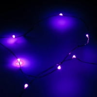 Holdfények LED-Ezüstözött rézhuzal-kék fények