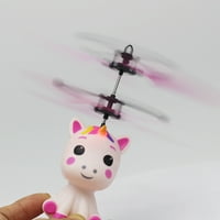 Mágikus repülő tündér egyszarvú hercegnő játékok, RC egyszarvú helikopter egy kulcs a hűvös dolgok irányításához Születésnapi