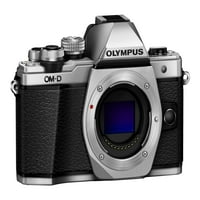 Olympus OM-D E Mark II - digitális fényképezőgép - tükör nélküli - 16. MP-NégyHarmad - 1080p fps - csak test-Wi-Fi-Ezüst