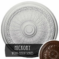 27 OD 1 2 P Brunswick mennyezeti medál, kézzel festett Hickory