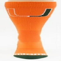 Miami Hurricanes Orange Sport Performance Sock - Donegal -öböl - Unise - Egy méret - legénység
