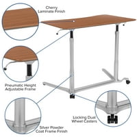 Flash bútor Sit-Down, Stand-Up cseresznye számítógép ergonomikus íróasztal 37.375 w Top