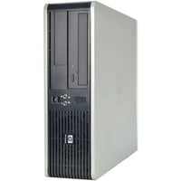Használt HP Black DC Desktop Intel Core Duo processzorral, 4 GB memóriával, 2 TB-os merevlemezzel és Windows Pro-val
