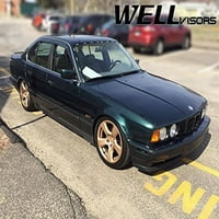 WellVisors Extreme Online áruház csere 1989-BMW E 5-sorozat prémium sorozat oldalsó esővédő ablaküvegek deflektorok