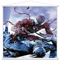 Marvel Comics-Carnage-csata Venom fali poszter fa mágneses keret, 22.375 34