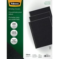 Fellowes, FEL5217001, Expressions vászon bemutató borítók, csomag, fekete