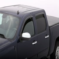 Auto Ventshade AVS eredeti Ventvisor oldalsó Ablakterelő sötét füst, 4 darabos készlet 2007 - hez-Silverado & Sierra