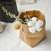 Mosható nátronpapír táska növényi virágcserepek többfunkciós otthoni tároló táska újrafelhasználás CHMORA