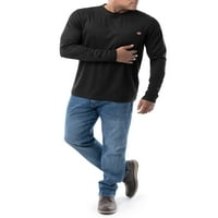 Wrangler munkaruházat férfi hosszú ujjú teljesítményű zseb póló, köteg