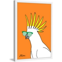 Cockatoo Hippy Head keretes festménynyomtatás
