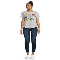 Looney Tunes Juniors grafikus póló, rövid ujjú, méretek XS-3XL