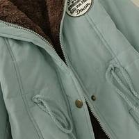 Shpwfbe téli kabát Puffer Kabát Női Női meleg megvastagodott felöltő meleg divatos téli gyapjú Divat bélelt kapucnis