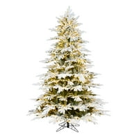 Vickerman 6,5 '57 özönlöttek Kamas Fraser mesterséges karácsonyfa, Multi-color Dura-Lit 6 LED mini fények