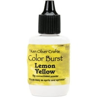 Ken Oliver színes tört por 6gm-citrom sárga