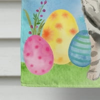 Carolines kincsek Ck3134chf amerikai rövidszőrű húsvéti tojás zászló vászon ház mérete nagy, többszínű