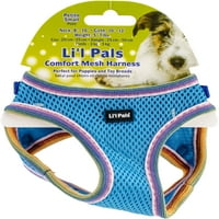 Li ' l Pals Comfort Mesh kutya kábelköteg-Kék Lagúna-Petite kicsi