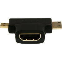 StarTech.com HDMI 2 - in-T-Adapter, HDMI-HDMI Mini vagy HDMI Micro Combo Adapter F M