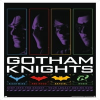 Képregény Gotham Knights-Lépés A Falon Poszter, 22.375 34 Keretes