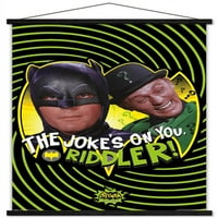 Képregény TV-Batman TV sorozat-vicc fali poszter fa mágneses kerettel, 22.375 34