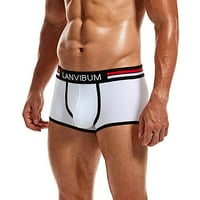 Férfi fehérnemű Snoarin Plus Size divat fehérnemű Boxer rövidnadrág szexi Lélegző Férfi Fehérnemű Rövidnadrág ajándékok