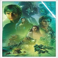 Csillagok Háborúja: A Jedi Visszatérése-Ünnepi Falfestmény Poszter, 22.375 34
