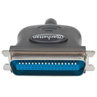 Manhattan teljes sebességű USB-Cen párhuzamos nyomtató átalakító, ft., Ezüst