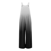 Cargo Nadrág Női Széles Láb Nadrág Női Divat Női Alkalmi Hideg Váll Jumpsuit Nyomtatás Gomb Harisnyatartó Jumpsuits